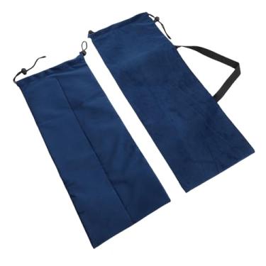 Imagem de SUNGOOYUE Mahjong Rack Saco, Dados e Acessórios Jogo Noite Viagem Organização Armazenamento de Veludo Com Alça de Transporte para Conjunto Completo Telha