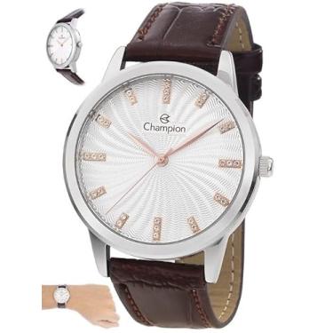 Imagem de RELOGIO ANALOGICO PRATA COURO PRATA CN28286Q