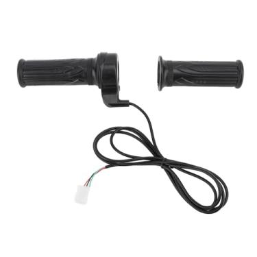 Imagem de Haofy Aperto do Acelerador para Scooter Elétrica, Aperto para Bicicleta Elétrica 22mm 25mm Universal 3 Fios 12v-72v Mão do Acelerador Torção Com Construção de Metal de Borracha