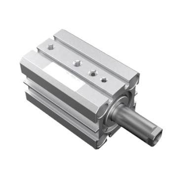 Imagem de QDKL QDKR Série 20 25 32 40 mm cilindro de grampo rotativo horizontal cilindro de ar pneumático 5 mm curso para indústria, controle de máquina, fábricas, etc (QDKR20X5-S)