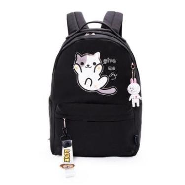 Imagem de Mochila Juvenil Escolar Feminina C/ Chaveiro Original-Unissex