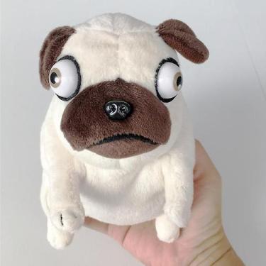 Imagem de Brinquedo de pelúcia Pig The Elf Pug 13 cm Sitting Kawaii para criança