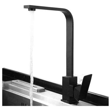 Imagem de Torneira Gourmet Cozinha Monocomando 360º Bica Alta Aerador