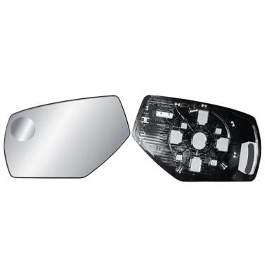 Imagem de Espelho retrovisor esquerdo do motorista de substituição aquecido com placa traseira para Chevrolet Silverado GMC Sierra 1500 2500 3500 2014-2019