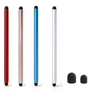 Imagem de Caneta Stylus 2 em 1 para Samsung Galaxy Tab Tab A9+/A8/A7/A7 Lite, lápis Styli de alta sensibilidade e precisão para Apple iPad/iPad Pro/Fire HD/Microsoft/Surface/todos os dispositivos Touch