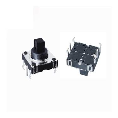 Imagem de 5 peças interruptor de cinco vias de 6 pinos botão de redefinição multifuncional interruptor de toque 10 x 10 x 10