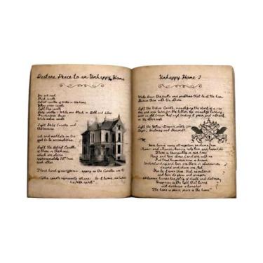 Imagem de Grimoire De Bruxaria Gótica, Livro Das Sombras De 77 Páginas, Kit De F