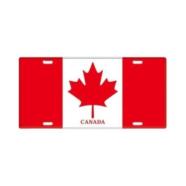 Imagem de Placa De Metal Vintage Com Bandeira Nacional Para Decoração De Garagem