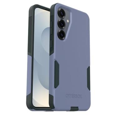 Imagem de OtterBox Capa para Samsung Galaxy S25+ (apenas) - Série Commuter - Orchid Reef (azul e verde) - fina e resistente - adequada para bolso - com proteção de porta