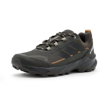 Imagem de adidas Tênis de caminhada masculino Terrex Skychaser Ax5, Shadow Olive/Carbon/Savannah, 41