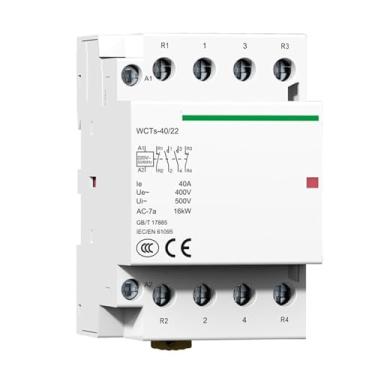 Imagem de Contator doméstico WCTs16A2NOAC230V interruptor de controle do módulo CA eletromagnético pequeno (WCTs 32A 4NO)