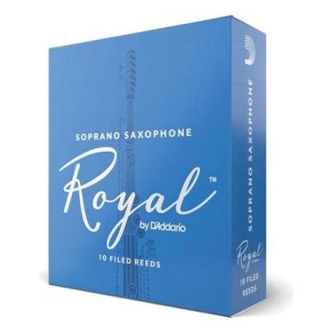 Imagem de Kit Com 10 Palhetas Sax Soprano Rico Royal 1.5 Rib1015