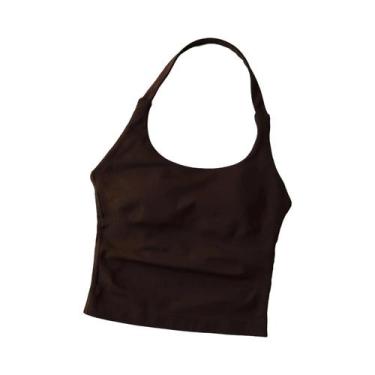 Imagem de Top Esportivo Feminino Sem Costas Com Alças Cruzadas, Sexy, Para Acade