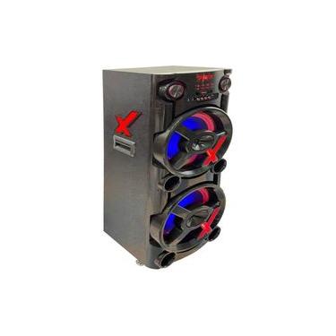 Imagem de Torre de Som Amvox ACA2900 NEW X com Bluetooth, Entrada para Microfone, Alça de Transporte, Power X, Double Coil e Display em LED Bivolt - 2900W RMS