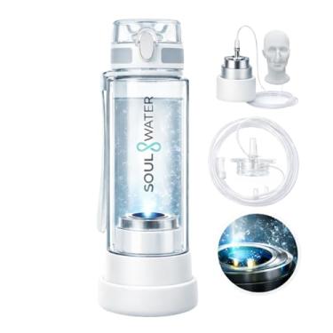 Imagem de Garrafa Geradora de Hidrogênio Molecular Sport (SPE/PEM) – até 3600 ppb – ORP Negativo – Recarregável – BPA Free - Garantia de 18 Meses - Laudo Completo no Brasil