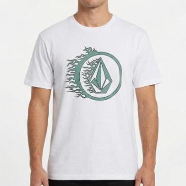 Imagem de Camiseta Volcom Circle Stone SM26 Masculina-Masculino