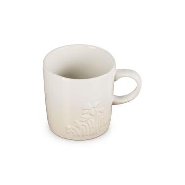 Imagem de CANECA LE CREUSET JARDIN 350ML EM CERAMICA COM RELEVO MERINGUE 80042357160003