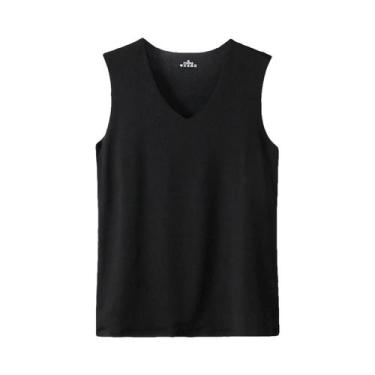 Imagem de Camiseta Sem Mangas Masculina De Verão Em Várias Cores, V-Neck, De Sed