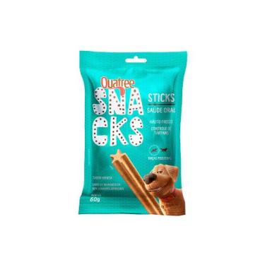 Imagem de Petisco Quatree Sticks Sabor Menta para Cães de Raças Pequenas