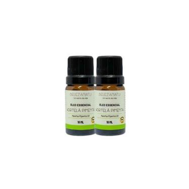 Imagem de Kit 02 Óleos Essenciais De Hortelã Pimenta 10ml - Belezanatu