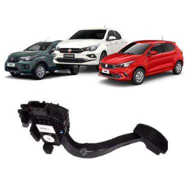 Imagem de Pedal Acelerador Eletrônico Mobi Argo Cronos 2017 2018 Original - Fiat