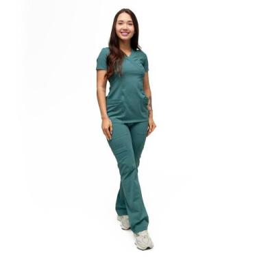 Imagem de Conjunto Scrub Pijama Cirúrgico Verona Garden Toque geladinho - Rachel