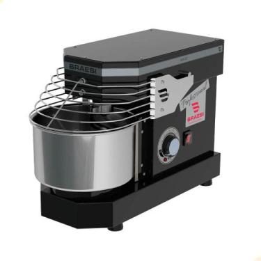 Imagem de Amassadeira Industrial Espiral Braesi AES-03 Bivolt 3Kg 10 Velocidade 