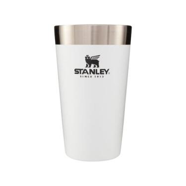 Imagem de Copo Térmico de Cerveja Stacking Polar 473ml Stanley, Branco Polar