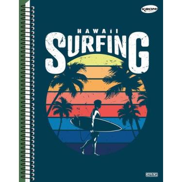 Imagem de Caderno Pequeno Espiral 1/4 KBOM Light 96 Folhas São Domingos, SURGING