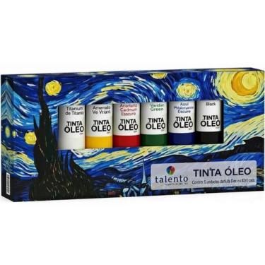 Imagem de Kit Tinta Oleo Van Gogh Para Telas Talento c/ 12 Cores 20ml