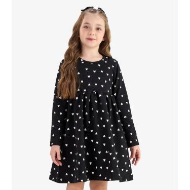 Imagem de Vestido em Molecotton Peluciado Rovi Kids Preto