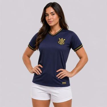 Imagem de Camisa Corinthians Dry Feminina Roxa - Coimbra, M