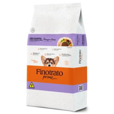 Imagem de Ração Finotrato Prime Frango e Arroz Cães Filhotes de Raças Pequenas e