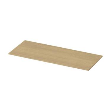 Imagem de Tampo para Balcão de Cozinha 120 cm Glória Bege/Castanho - MX Móveis