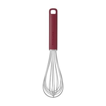 Imagem de Fouet Batedor de Ovos Profissional Plástico ABS Livre de BPA e Aço Inox Cozinha Vermelho Kitchenaid