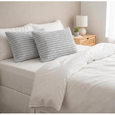 Imagem de 1 - Capa P/ Travesseiro em Pelucia Wave Soft 70 X 50 CM - - S DECOR