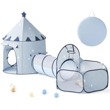 Imagem de Conjunto de túneis Play Tent Tiny Land 3 em 1 para bebês com caixa de 
