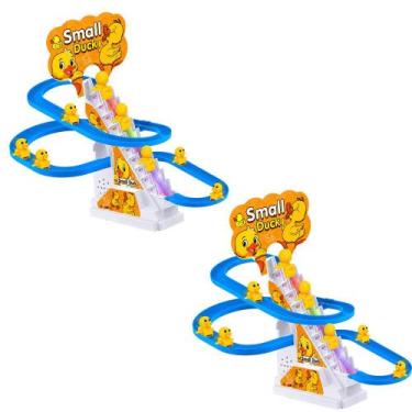 Imagem de Kit 2 Brinquedo Pista De Patinhos Small Duck Infantil C Luz