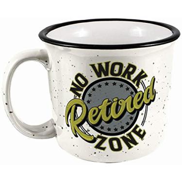 Imagem de Spoontiques Caneca Retired Camper, 406 g, branca