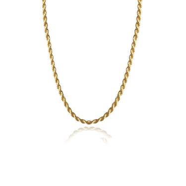 Imagem de Pulseira Cordão Baiano 2.0 Folheado Em Ouro 18k Cor:dourado;tamanho:único