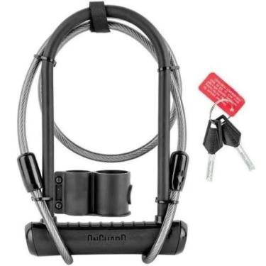 Imagem de Cadeado U lock Com Cabo Onguard Neon 8154 Fixa Bike Moto