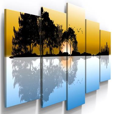 Imagem de Quadros Decorativos Paisagem Violão Quarto 4