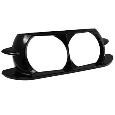 Imagem de Rebacker — Bisel para farol de motocicleta para Harley Road Glide 2015-2019, preto vivo