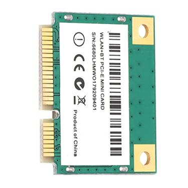 Imagem de PUSOKEI Placa PCI-E de banda dupla, 433 Mbps 802.11 a/b/g/n/ac Adaptador WiFi sem fio Bluetooth 4.0 Mini PCI-E Card Plug and Play para Win7/8/10