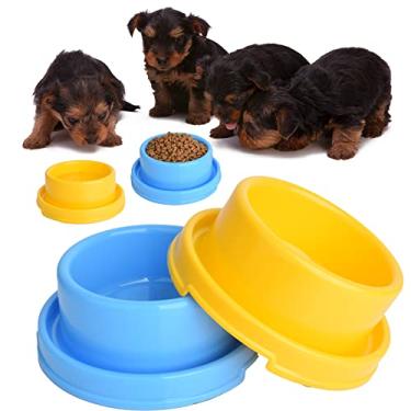 Imagem de Conjunto de tigela para cães Cdipesp alimentador de comida e água para animais de estimação, tigelas para alimentação de gatos ao ar livre antiderrapantes para cães pequenos e médios