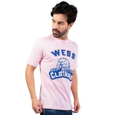Imagem de Camiseta Brand  Rosa Wess Clothing
