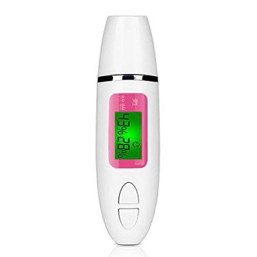 Imagem de testador de pele,mewmewcat Caneta Detector de Pele Digital com Tela LCD Analisador de Pele Portátil Máquina de Análise de Umidade de Óleo de Água