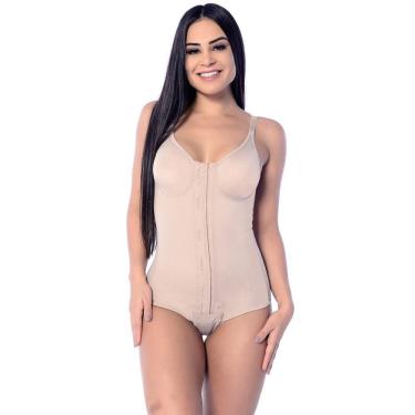 Imagem de Cinta Modeladora Feminina Pós Cirúrgico Abdominoplastia Próteses Mama Seios Peito Pós Operatório