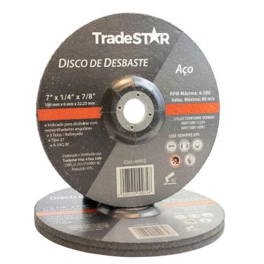 Imagem de Disco de Desbaste Metal 7 Pol 180 x 6 mm
