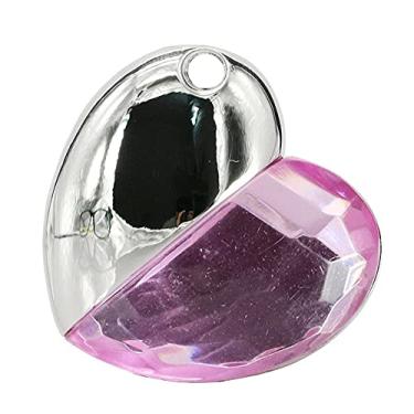 Imagem de Pen Drive USB em forma de coração de 16 GB, unidades USB cartão de memória, pen drive USB 2.0, pen drive, pen drive, armazenamento de data, flash, pendrive, pendrive, pendrive (rosa)
